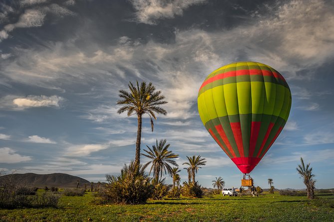 1-Hour VIP Morning Hot Air Balloon Flight from Marrakech with Breakfast - La Palmeraie Morning Schedule: Pickup, Flight, Breakfast, Certificate