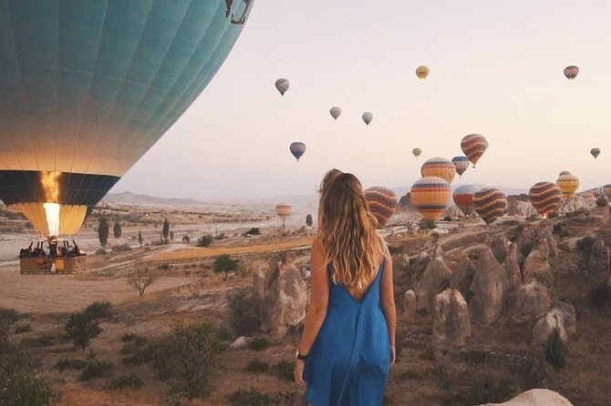 3 Days Cappadocia from/to Istanbul w/cave hotel+optional balloon - Day 2: Rose Valley pink light, Cavusin and Pigeon Valley, plus Kaymaklı Underground City