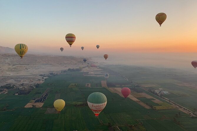 Adventure Hot Air Balloon Ride Tour in Luxor - Views from above: Nile, farmland, and the monuments’ big picture