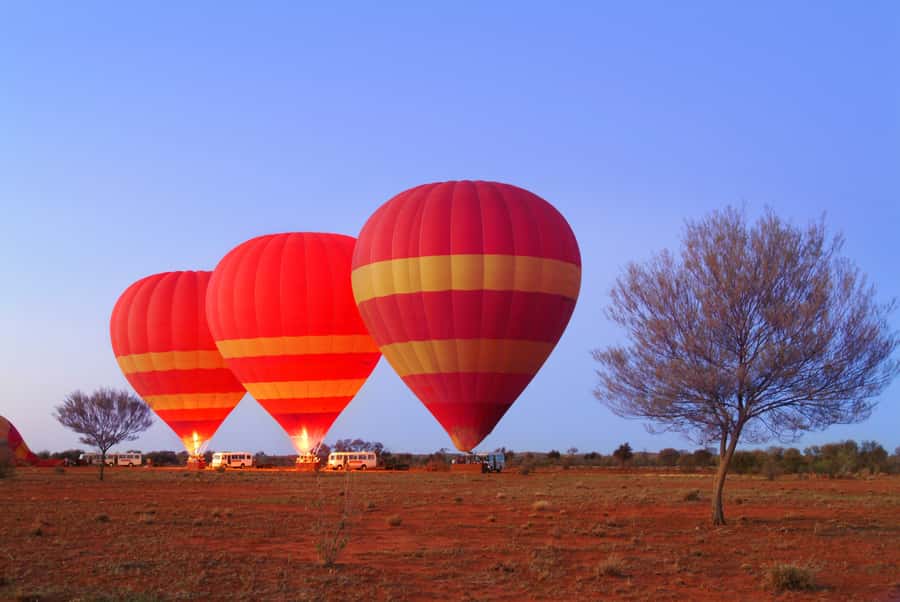 Alice Springs: Early Morning Hot Air Balloon Flight - Cruising the Central Australian sky at sunrise