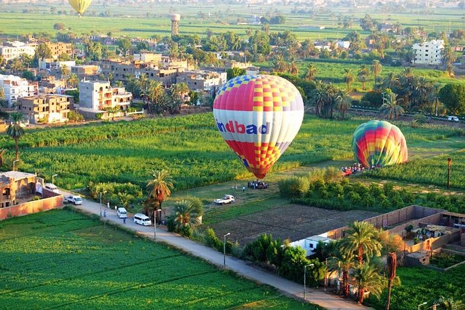Amazing Luxor hot air balloon and tour to valley of the kings.Special offer - Getting to the West Bank: Air-Conditioned Mini Bus, No Guesswork