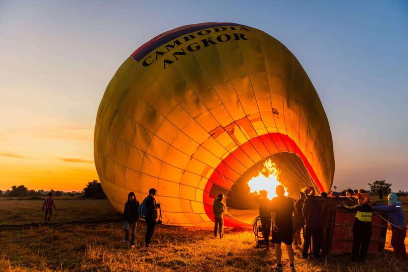 Angkor Stunning Hot Air Balloon - Getting from Krong Siem Reap to the launch area (and why timing matters)