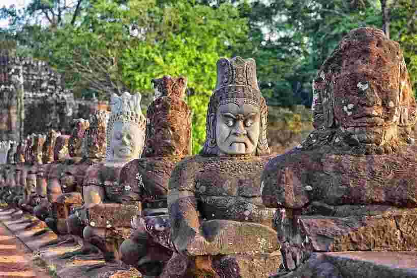 Angkor Wat: Small-Group Tour with Balloon Ride and Lunch - Bayon Temple faces: 200-plus carvings across 54 towers