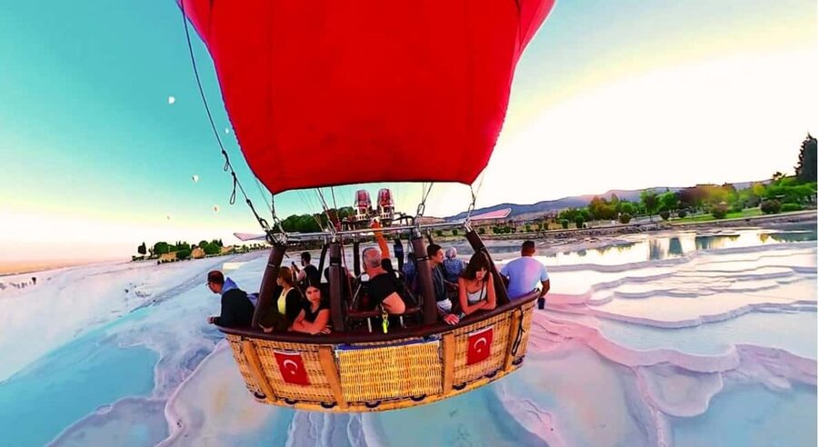 Antalya/Belek: Pamukkale Day Tour w/Optional Hot Air Balloon - Pamukkale travertines: walking barefoot in warm mineral water