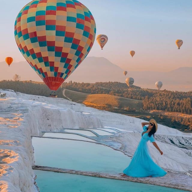Antalya: Pamukkale Guided Tour With Optional Balloon Flight - Souvenir Stops and the Return Ride: Don’t Waste Your Energy