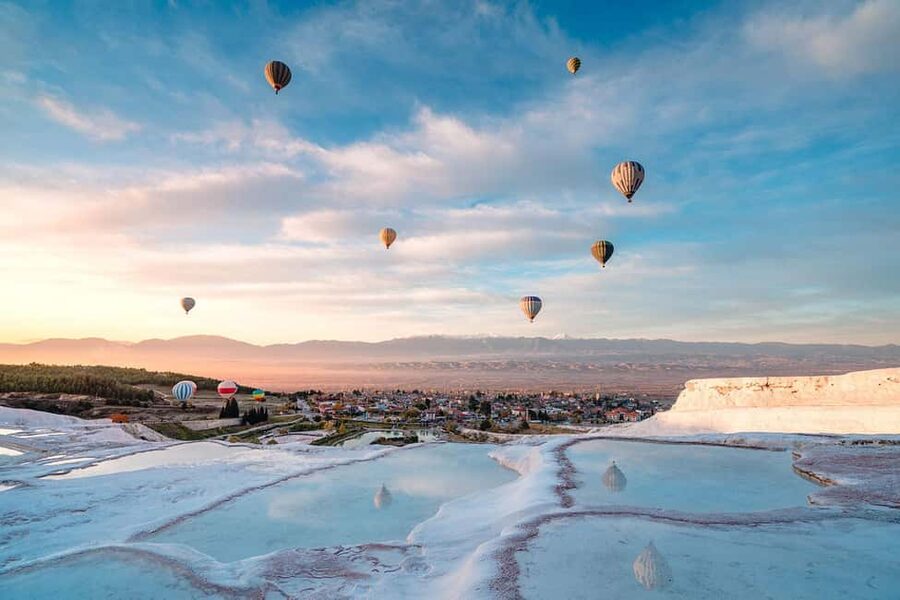 Antalya to Pamukkale: Day Tour W/Optional Hot Air Balloon - The sunrise hot air balloon: Pamukkale from a new angle