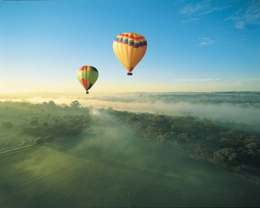 Avon Valley: Hot Air Balloon Flight - Taking Off at Windward Ballooning Perth for the Avon Valley Flight