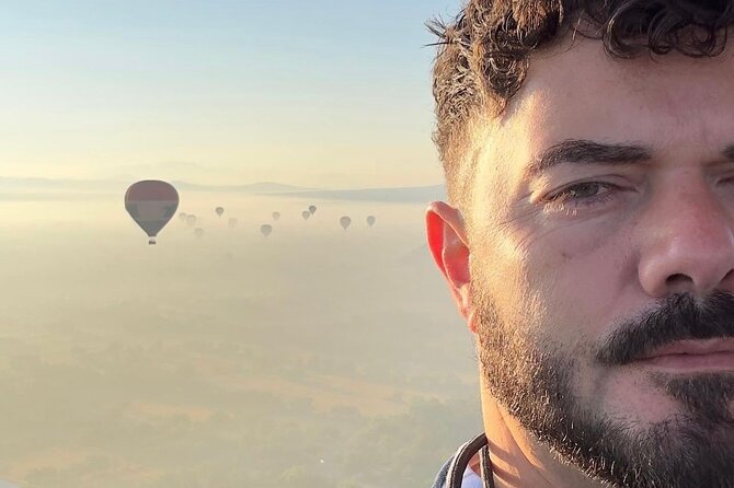 Balloon flight + Breakfast + Transportation from CDMX (SMALL GROUP) - Teotihuacan pyramids: a scheduled 1-hour walk with less crowd pressure