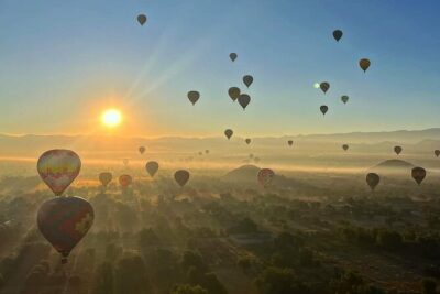 Balloon Flight with Breakfast in Natural Cave with Buffet Option - Getting to Teotihuacan: what the morning logistics look like
