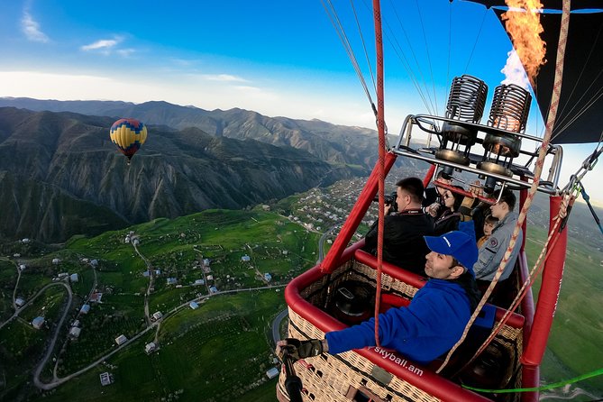Balloon ride Skyball - The Flight Itself: Around One Hour Over Khosrov, Ararat, and Garni Gorge