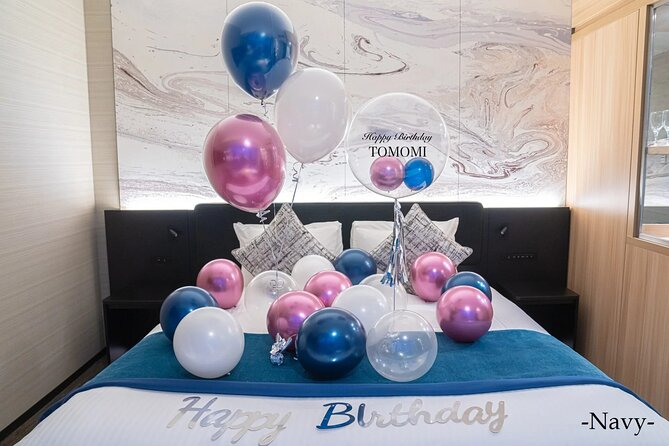 Birthday celebration surprise with balloon decoration! - Picking the right celebration moment in Tokyo