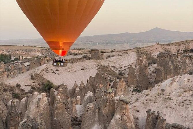 Cappadocia Hot Air Balloon Ride Over Cat Valley Fairy Chimneys - In the air: what the flight feels like over fairy chimneys