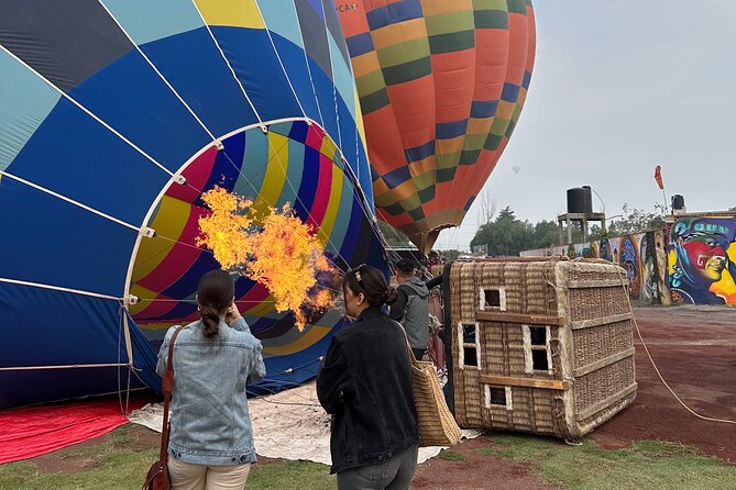 Fly by Teotihuacan Balloon / Private Transportation + Cave Breakfast - 5:00am start, drive time, and the pre-flight coffee ritual