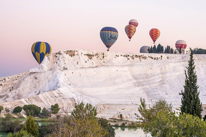 From Antalya Pamukkale Hot Air Balloon Flight with Lunch - Pamukkale Free Time: White Terraces and Thermal Pools (With Extra Entry)
