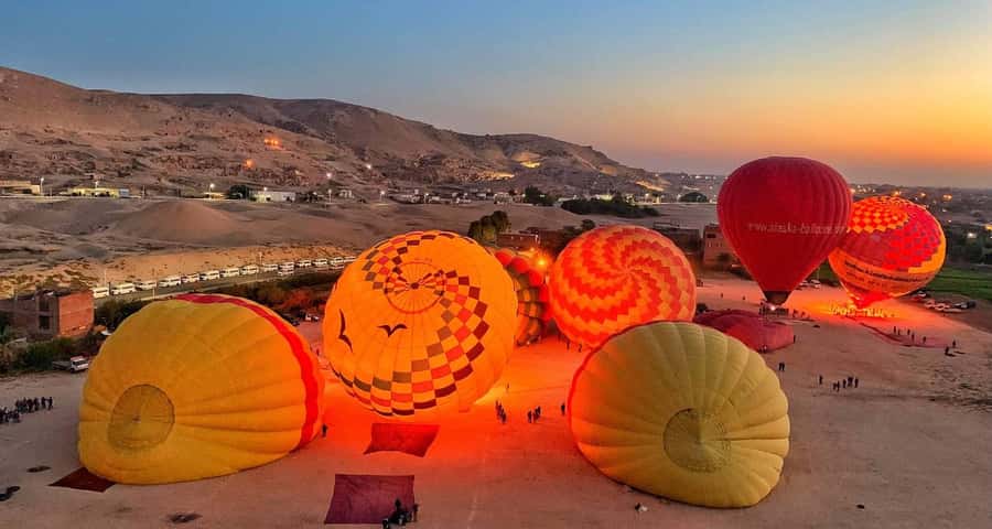 From Aswan:4 Days Nile Cruise Luxor Abu Simbel & Air Balloon - 5:00 AM Balloon Over Luxor: The One You’ll Remember