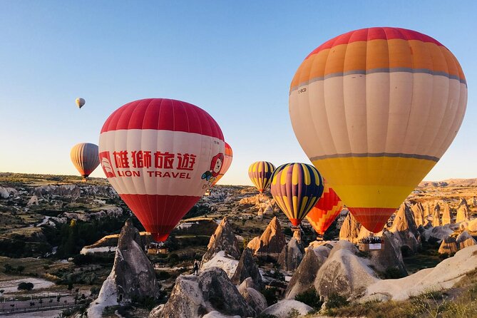 Goreme Hot Air Balloon Tour: Sunrise Flight Over Cappadocia - Rose Valley (Güllüdere Vadisi): pink tones at the edges of day
