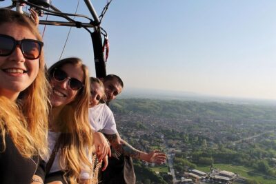 Hot air balloon flight Milan Monday-Friday - Meeting at Bar8 and heading out to San Colombano al Lambro