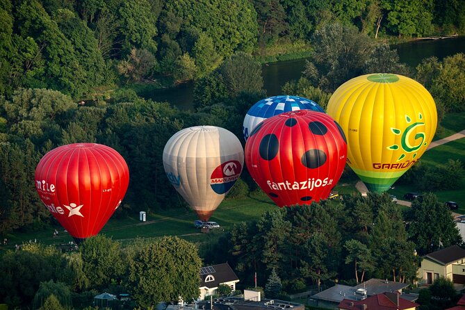 Hot Air Balloon Flight over Vilnius or Trakai - Option 1: Flying over Vilnius from a slow, high viewpoint