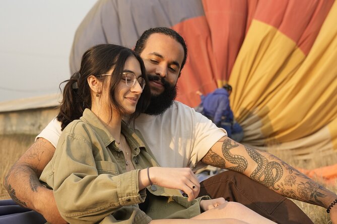 Hot Air Balloon Flight with Breakfast Cave and Pyramids Tour - Breakfast under a natural cave: comfort stop, with mixed food notes