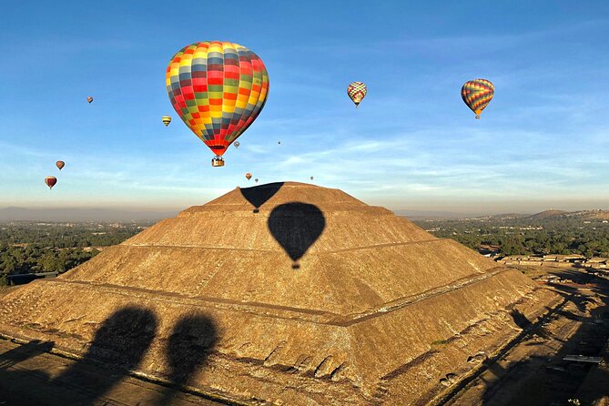 Hot Air Balloon Flight with Breakfast Cave and Pyramids Tour - Teotihuacan on the ground: guided pyramids with real terrain