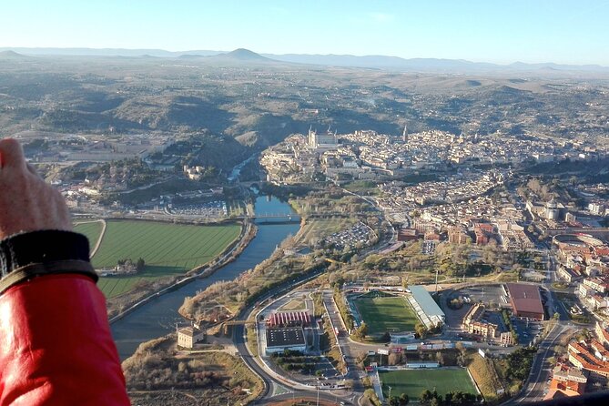 Hot Air Balloon over Toledo with optional transfers from Madrid - Smooth landing, Spanish brunch, and that cava celebration
