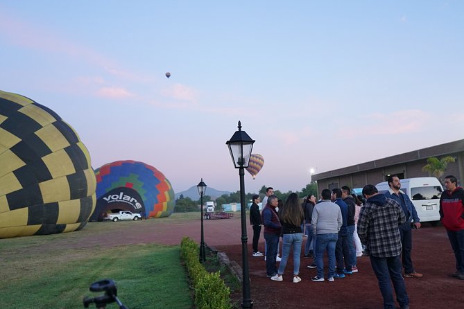 Hot Air Balloon Ride and Teotihuacan Pyramids Excursion - Hotel pickup, light breakfast, and balloon prep details