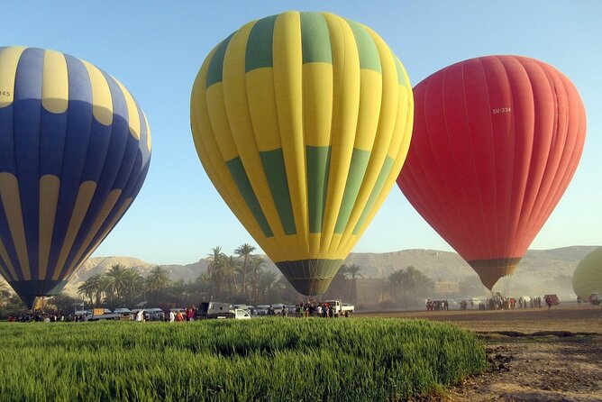 Hot air balloon ride in Luxor with hotel delivery service - Hotel pickup and the transfer to the west bank launch site