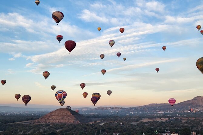 Hot Air Balloon Ride Over Teotihuacan With Guided Tour And Cave - Spa Termal Tlalocan cave visit: the darkroom moment