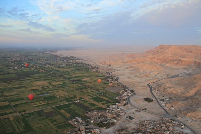Hot Air balloon Trip in Luxor - Stop One: the takeoff site and the first look over the West Bank