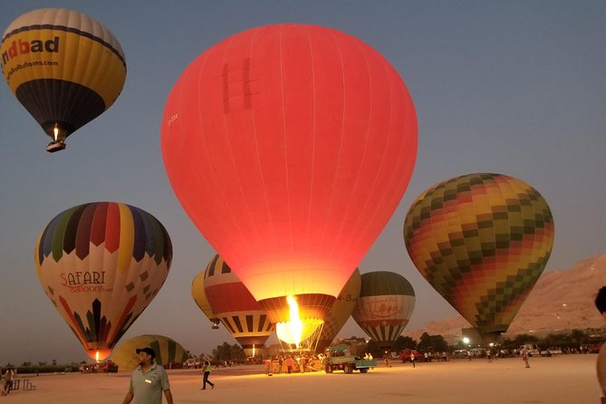 Hot Air balloon w-guided tour toValley of the Kings king tut tom - Colossi of Memnon: a strong ending tied to Amenhotep III