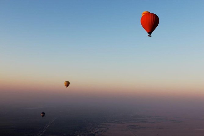 Luxor Hot Air Balloon Skyscope sunrise, temples, Nile watching - After landing: celebration, coffee/tea, and getting back to your day