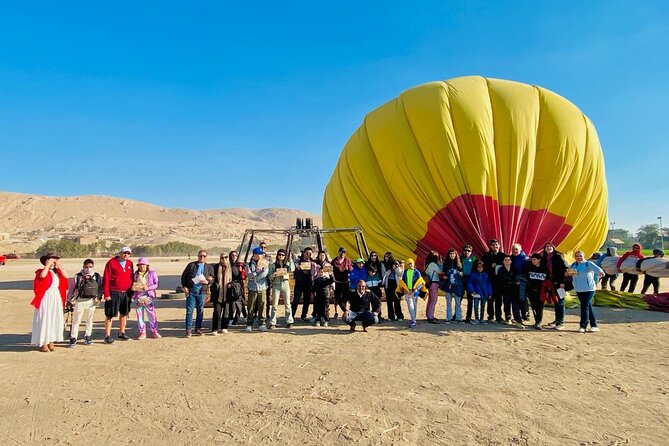 Luxury Sunrise Hot Air Balloon ride luxor with pick up & drop off - Tea, coffee, and the preflight moment before you lift off