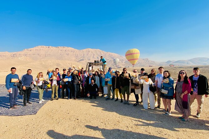 Luxury Sunrise Hot Air Balloon ride luxor with pick up & drop off - The West Bank views you’re really here for
