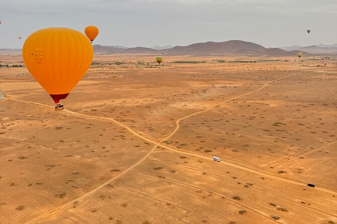 Marrakech:Hot Air Balloon Ride Over the Atlas&Berber Breakfast - The balloon flight: views over Marrakech and toward the Atlas