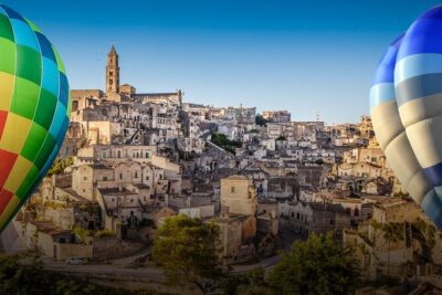 Matera balloon flight for small groups - Meet at Contrada Serritello La Valle at 6:00 am