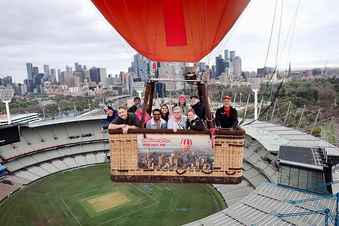 Melbourne Premium Balloon Flight - Your balloon route over Melbourne: Yarra River, MCG, Eureka Tower