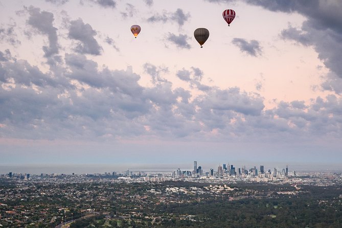 Melbourne sunrise balloon flight & champagne breakfast - The flight route: what you’ll see when you rise above the city