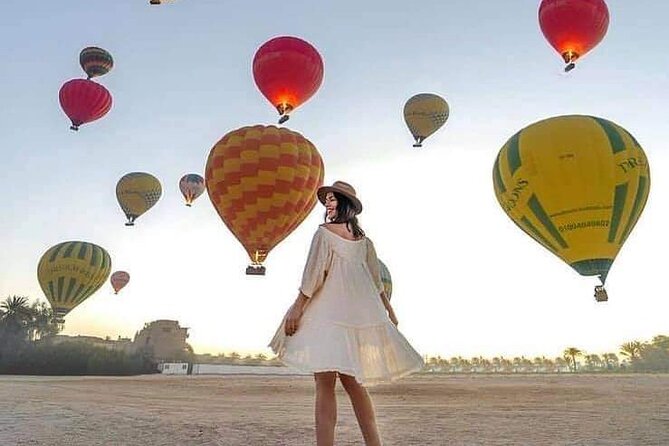 One Package Hot Air Balloon with Best of Luxor Full Day Tour - Deir el Bahari and Hatshepsut: the terrace temple that makes you pause