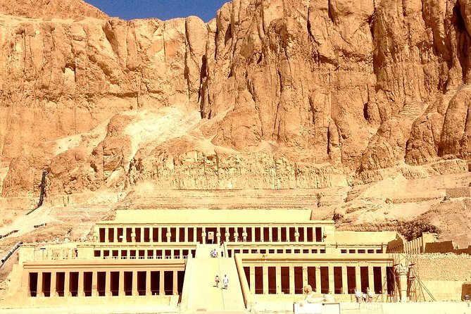 Package deal Hot Air Balloon Ride & Full Day Luxor Tour w/Guide Lunch - Colossi of Memnon: two statues that anchor an entire era