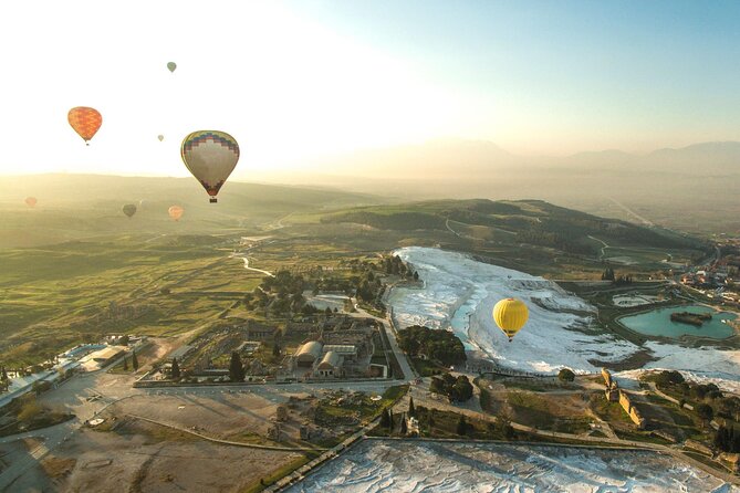 Pamukkale Full-Day Tour with Hot Air Balloon Ride from Marmaris - Pamukkale on Foot: Traversing the UNESCO Travertines