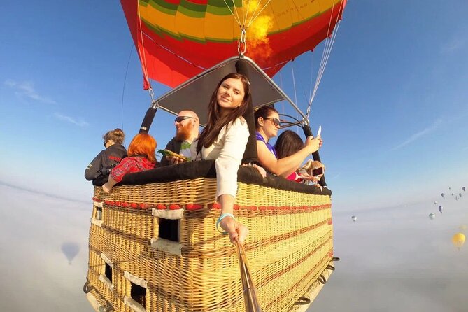 Pamukkale : Hot Air Balloon Sunrise Flight w/Transfer - About an Hour Alooft: Travertines, Cleopatra Pool, and Roman Sites