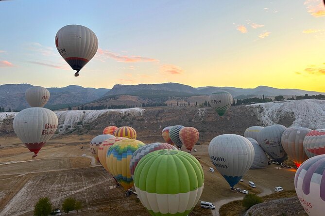 Pamukkale : Hot Air Balloon Sunrise Flight w/Transfer - Hovering Over the Thermal Pools: The Close-Up Moment