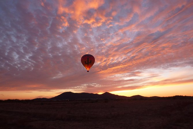 Phoenix Afternoon Hot Air Balloon Ride with Bubbly + Charcuterie - Soaring over the Sonoran Desert from about 5,000 feet up