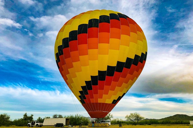 Phoenix area Hot Air Balloon Ride on the Largest Balloon in USA - Sunrise ballooning over Phoenix and the Sonoran Desert: the value behind the wonder