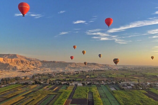 Private Tour to Luxor West and East Banks with Hot Air Balloon,Felucca and lunch - Colossi of Memnon plus lunch: a breather with a purpose