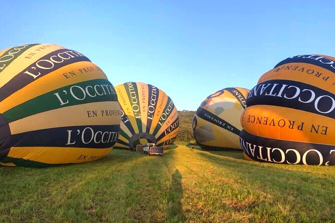 Provence Hot-Air Balloon Ride from Forcalquier - The toast des Aéronautes and the regional touches