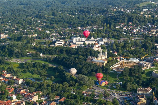 Romantic Hot Air Balloon Flight over Vilnius or Trakai - Floating over Vilnius: city views from a calm, moving height