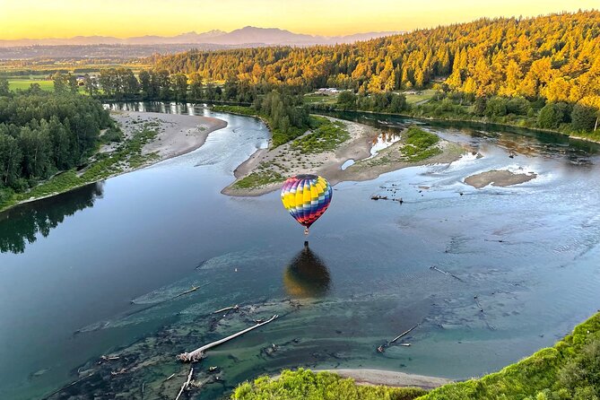 Sky bound Adventures Snohomish Sunrise Hot Air Balloon Ride - The After-Flight Celebration and the Pendant Keepsake