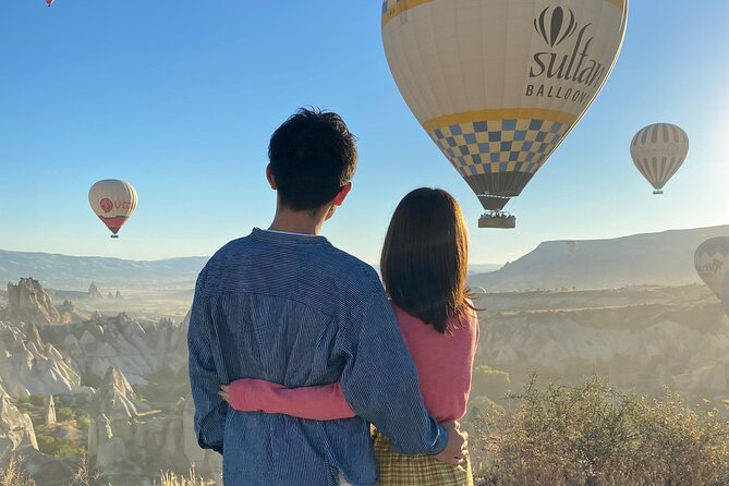 Sunrise Balloon Watching Tour with Photographer in Goreme - Stop 2: Love Valley at sunrise, with balloons nearby