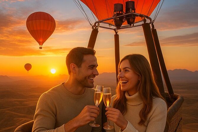 Sunrise Hot Air Balloon Flight over Marrakech +Moroccan Breakfast - The Berber breakfast after landing: mint tea, pastries, and a real payoff